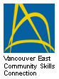 Vancouver East Community Skills Connection Logo