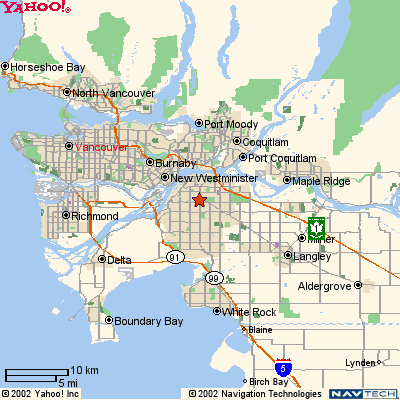 Map of Surrey office