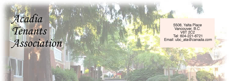 Acadia Tenants Association