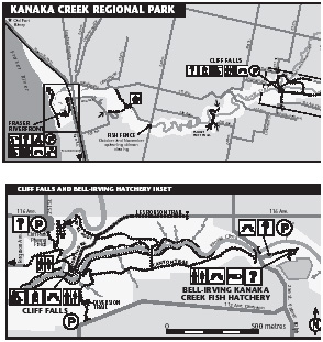 Map of Kanaka Creekt Regional Park